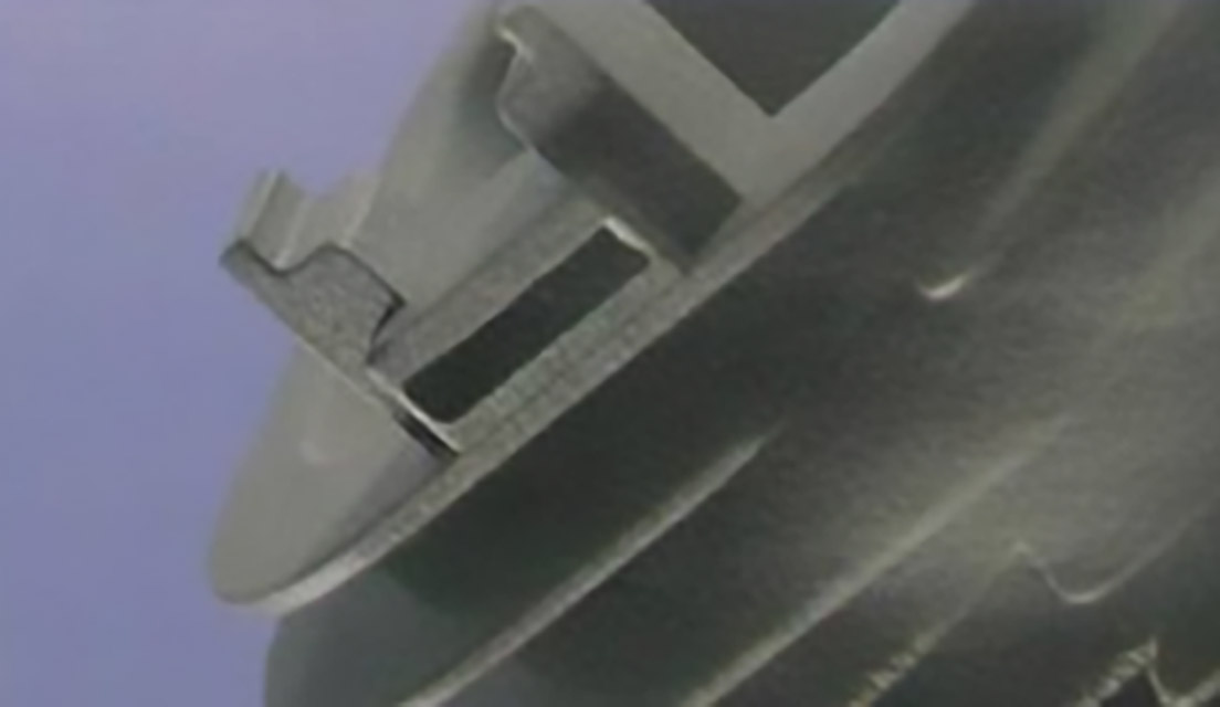 164-走胶不齐：近浇口肋骨处